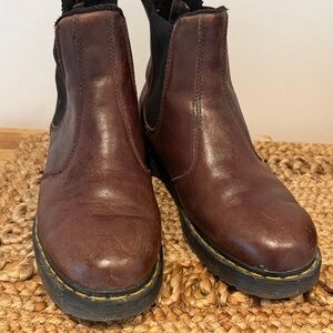 Dr. Martens Black Leather Boots